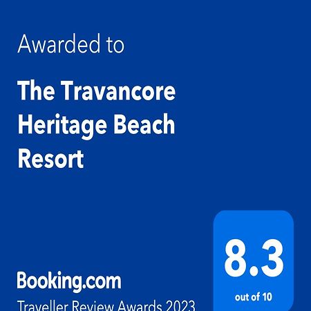 The Travancore Heritage Beach Resort Kovalam Exterior foto